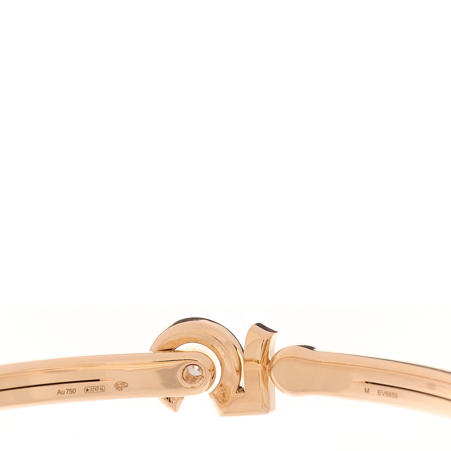 Chanel 18K Beige Gold Diamond Eternal No.5 Bracelet M 5 of 6