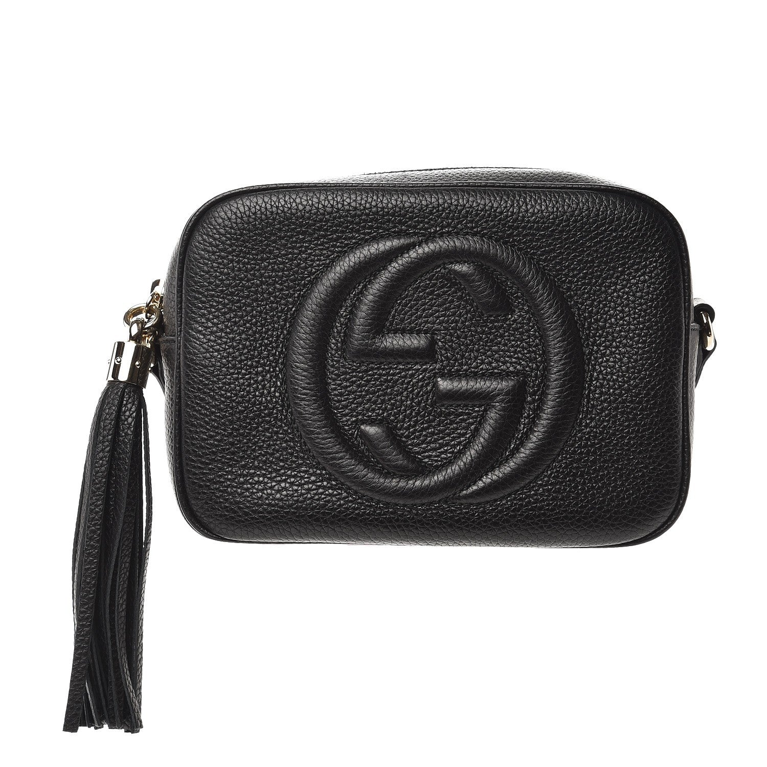 Gucci Pebbled Calfskin Small Soho Disco Bag Black 1 of 7