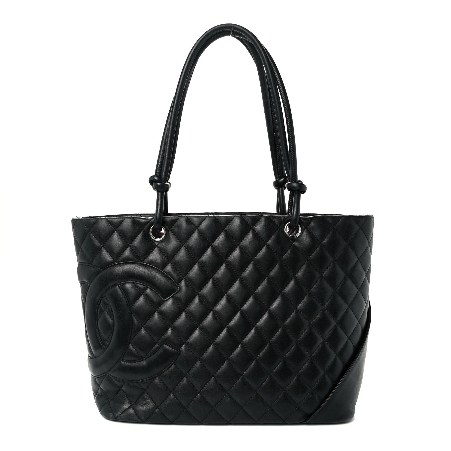 Chanel Calfskin Quilted Large Cambon Tote Black 1 of 11