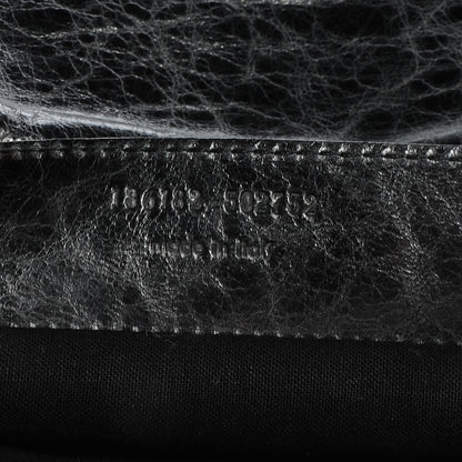 Balenciaga Agneau Giant 21 Silver Hardware Envelope Clutch Anthracite 7 of 8
