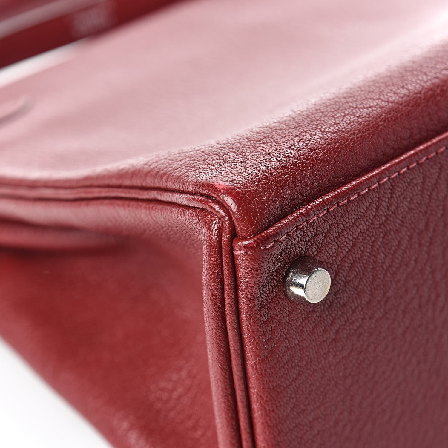 Hermes Chevre De Coromandel Kelly Retourne 32 Rouge H 36 of 42