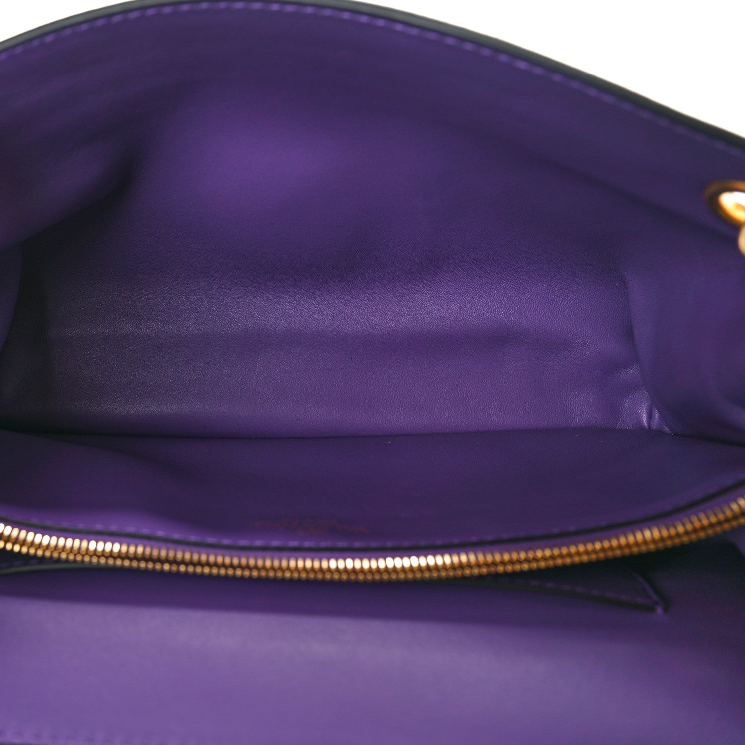 Valentino Garavani Nappa Suede Stud Sign Shoulder Bag Indian Violet 5 of 10