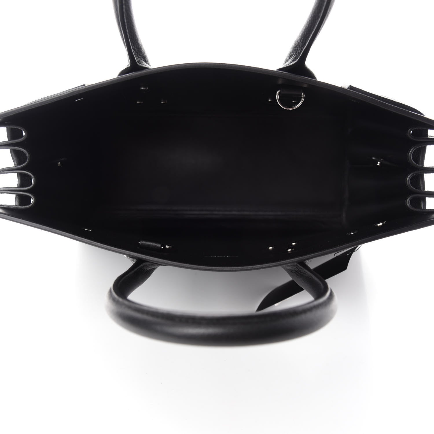 Saint Laurent Grained Calfskin Small Sac De Jour Black 6 of 10