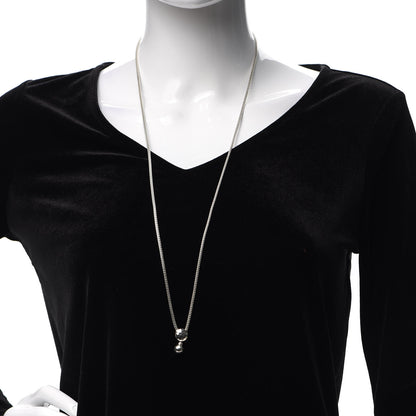 John Hardy Sterling Silver Classic Chain Hammered Y Necklace 2 of 4