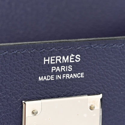 Hermes Evercolor Verso Kelly Retourne 28 Bleu Encre Mauve Sylvestre 6 of 15