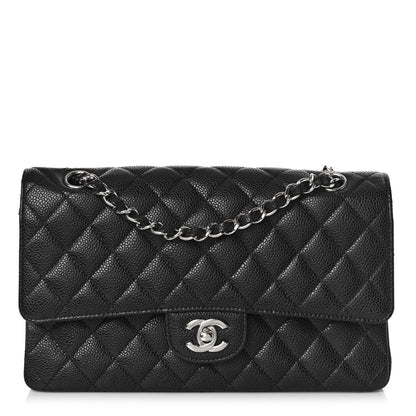 Chanel Caviar Quilted Medium Double Flap Black 1 of 11