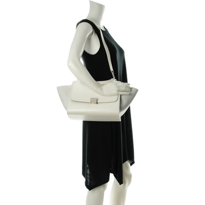 Celine Liege Calfskin Small Trapeze White 2 of 8