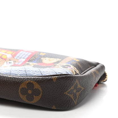 Louis Vuitton Monogram 2021 Christmas Animation London Mini Pochette Accessories Red 9 of 9