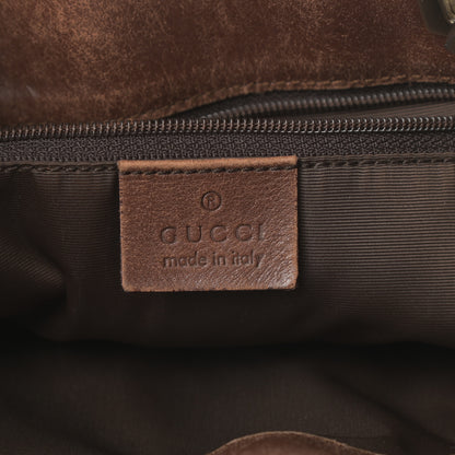 Gucci Monogram Small Bucket Tote Brown 6 of 21