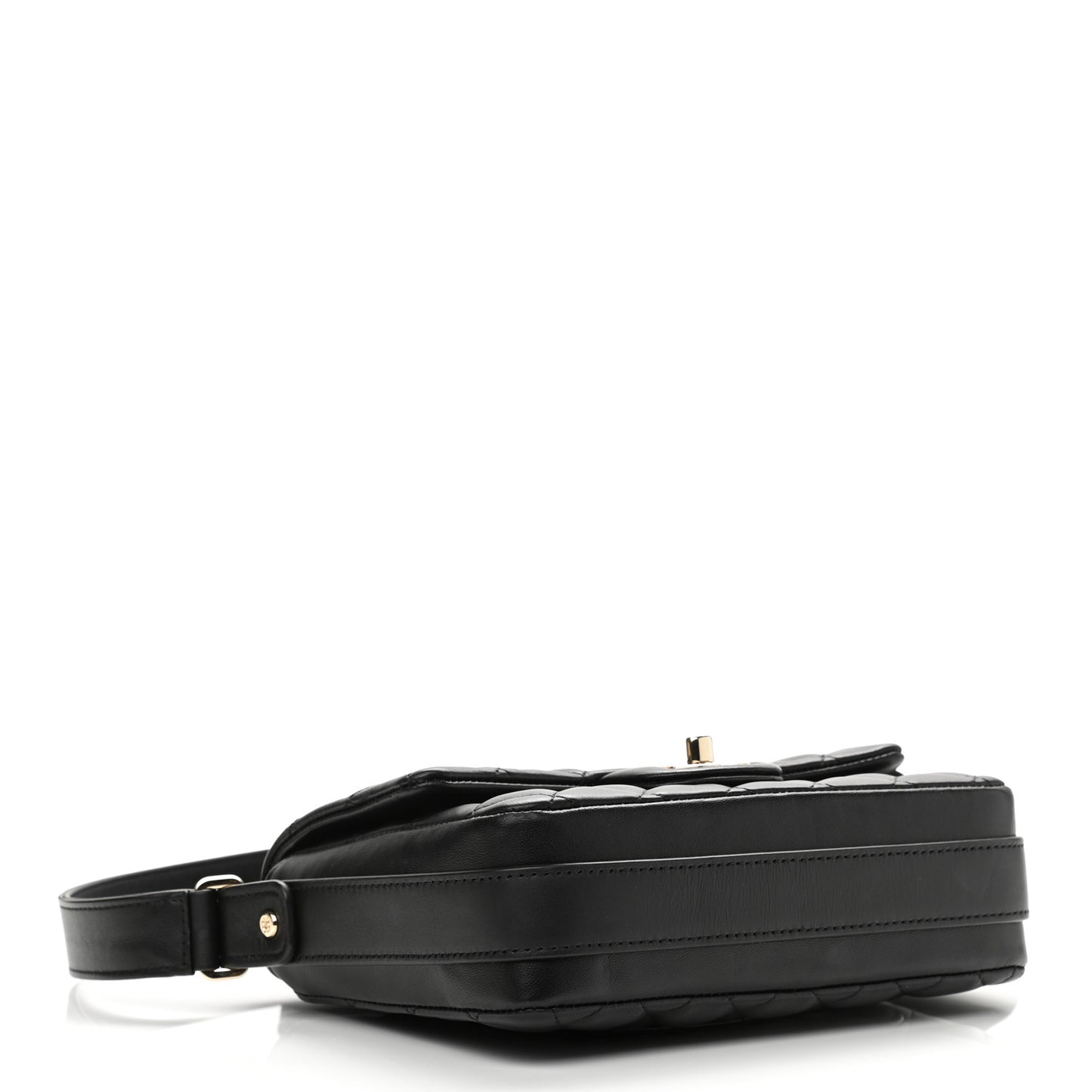 Calfskin Quilted Bolero De Chanel Flap Bag Black