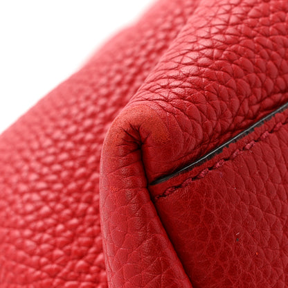 Gucci Pebbled Calfskin Medium Soho Chain Shoulder Bag Tabasco Red 12 of 15