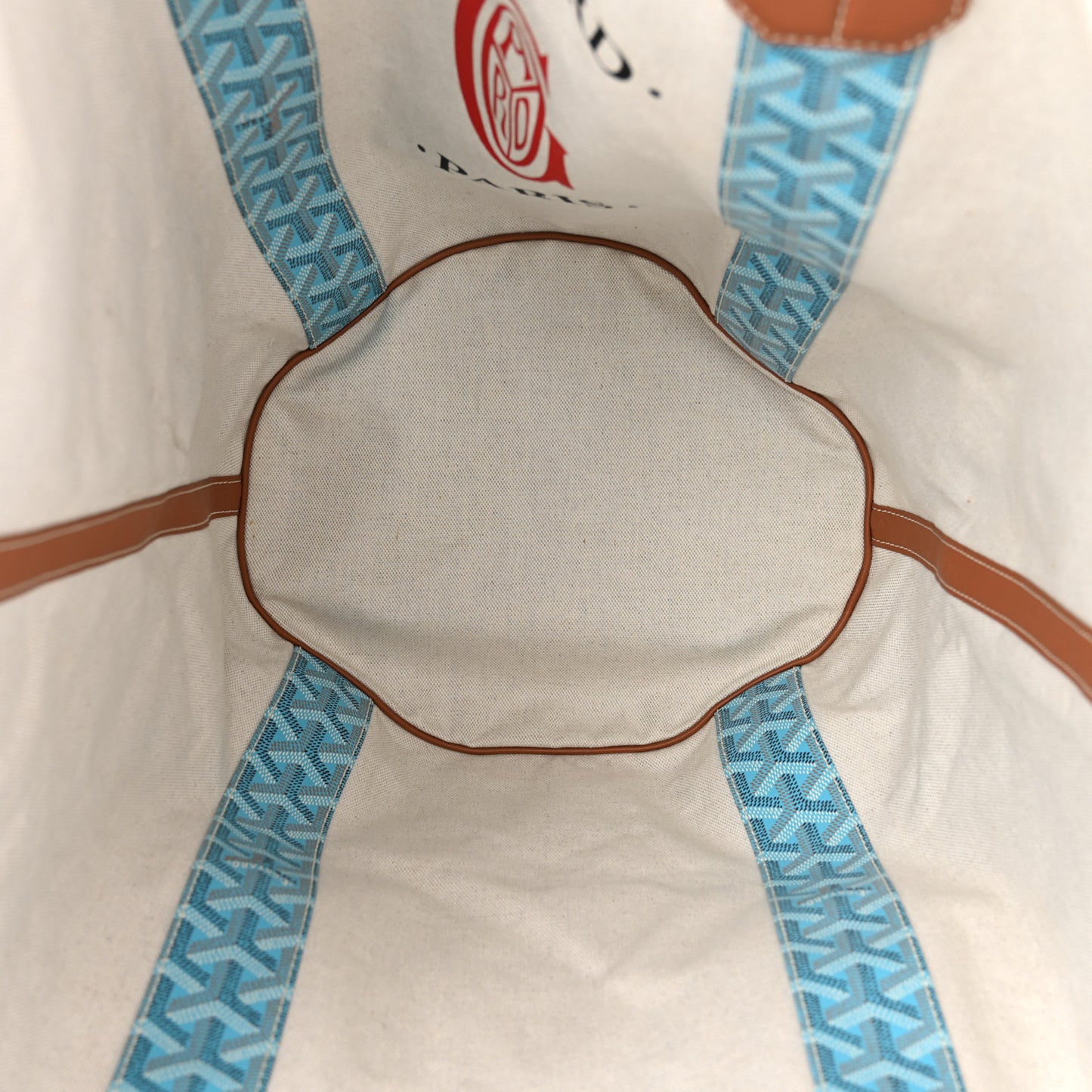 Goyardine Reversible Belharra Light Blue