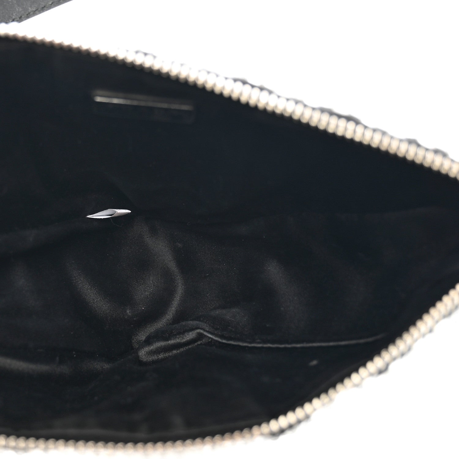 Prada Satin Crystal Triangle Pouch Cristal 5 of 9