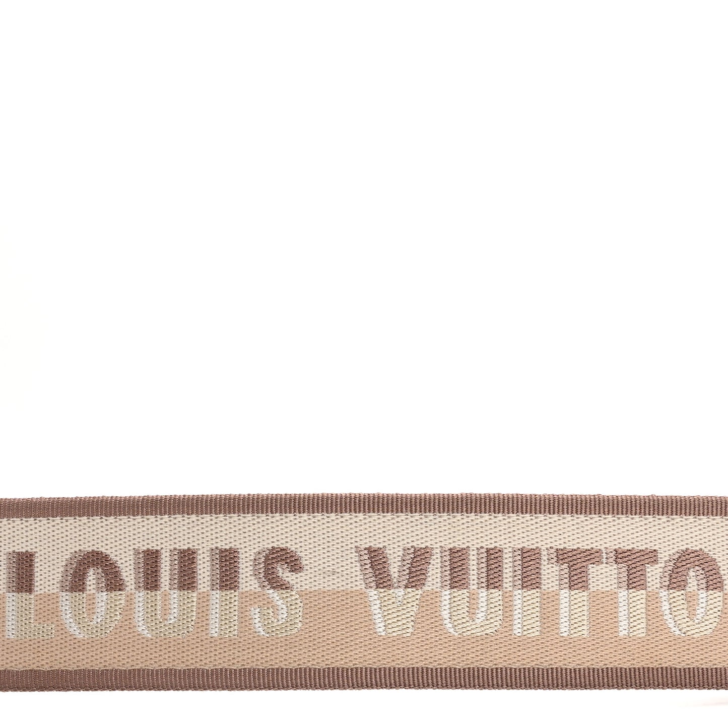 Jacquard Speedy Bandouliere 20 Shoulder Strap Beige Brown
