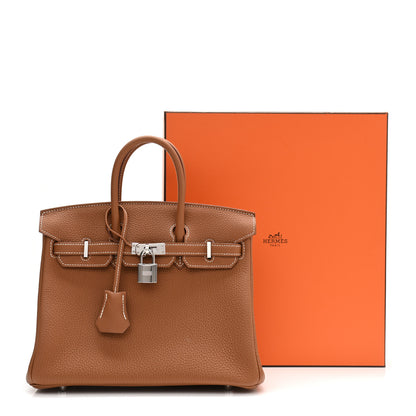 Hermes Togo Birkin 25 Gold 12 of 12
