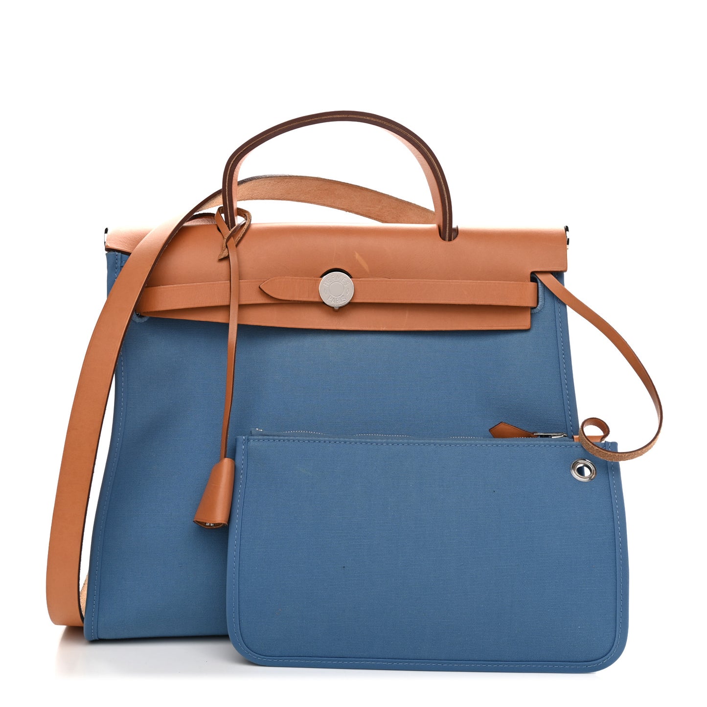 Vache Hunter Toile Herbag Zip 31 PM Azur Natural