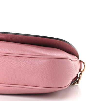 Gucci Pebbled Calfskin Medium Soho Flap Crossbody Pink 9 of 10