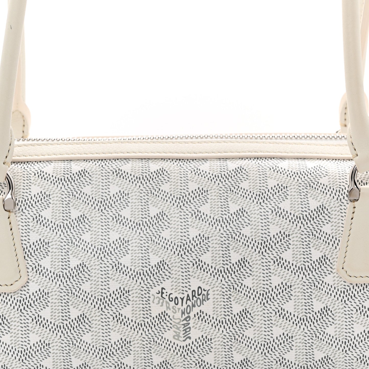 Goyardine Bonbonniere Bag White