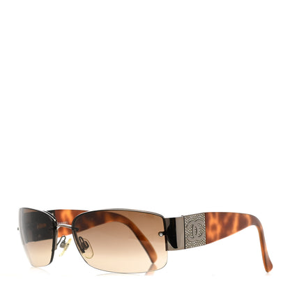 Chanel Crystal CC Sunglasses 4117-B Tortoise 1 of 5