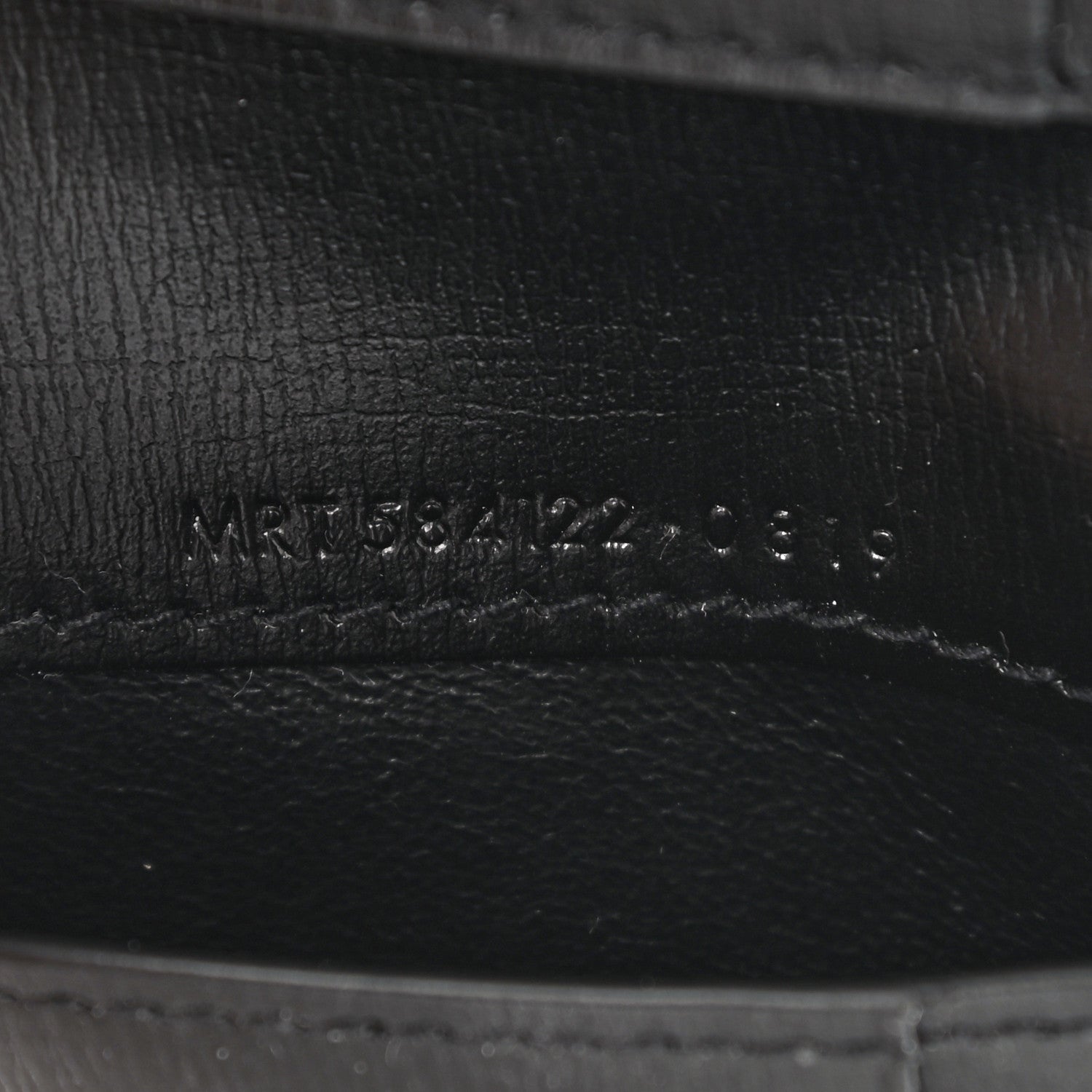 Saint Laurent Calfskin Monogram Bi Fold Zipped Wallet Black 7 of 7