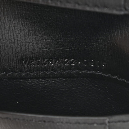 Saint Laurent Calfskin Monogram Bi Fold Zipped Wallet Black 7 of 7