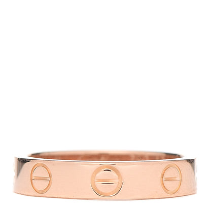 Cartier 18K Pink Gold 3.5mm LOVE Wedding Band Ring 47 4 1 of 4