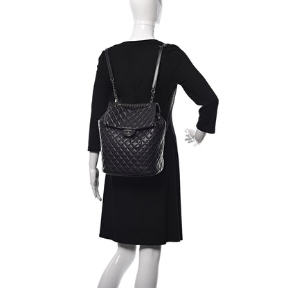 Chanel Calfskin Quilted Large Urban Spirit Backpack Navy 2 of 9