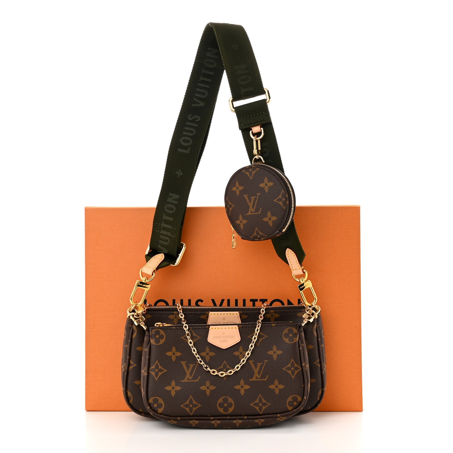 Monogram Multi Pochette Accessories Kaki