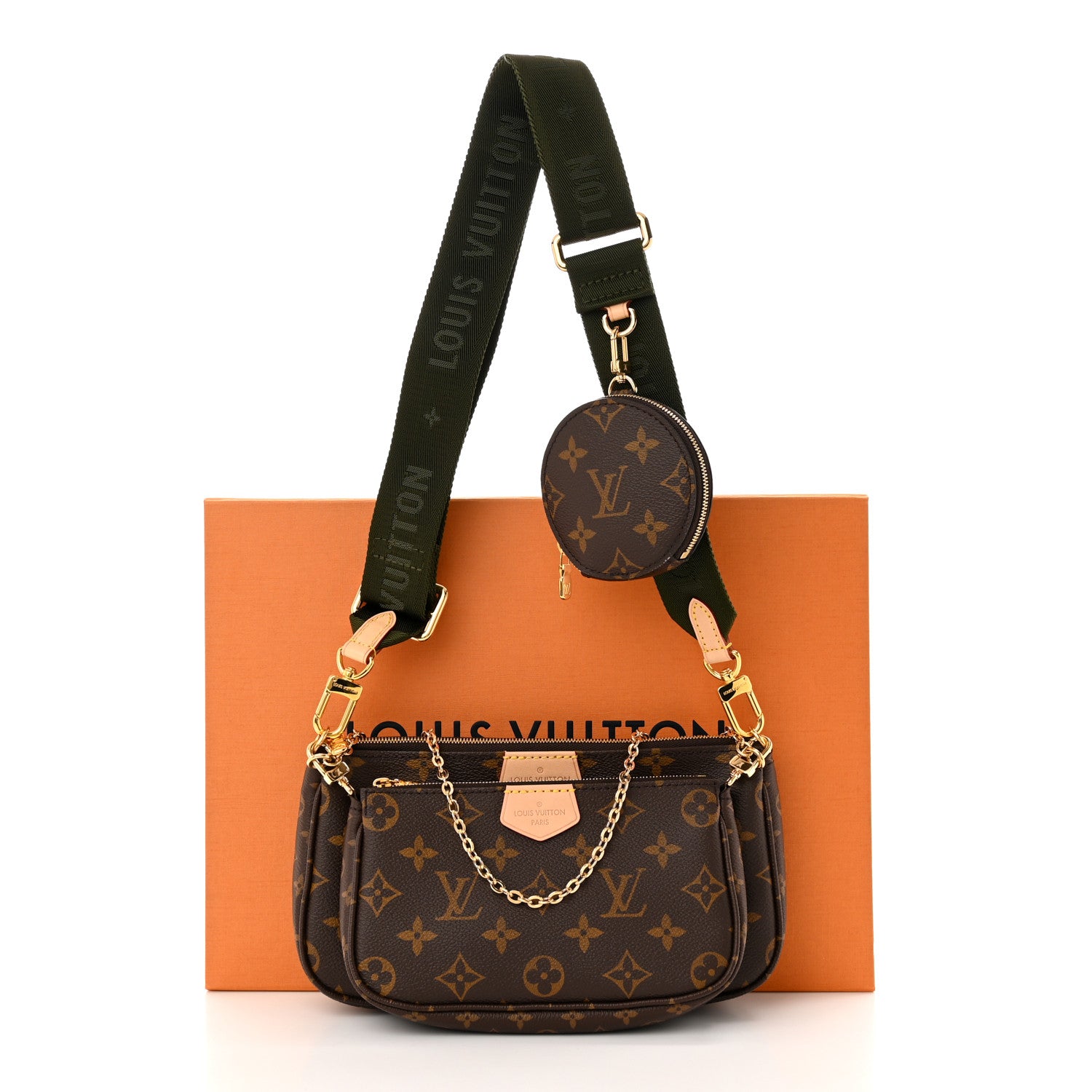 Louis Vuitton Monogram Multi Pochette Accessories Kaki 11 of 11