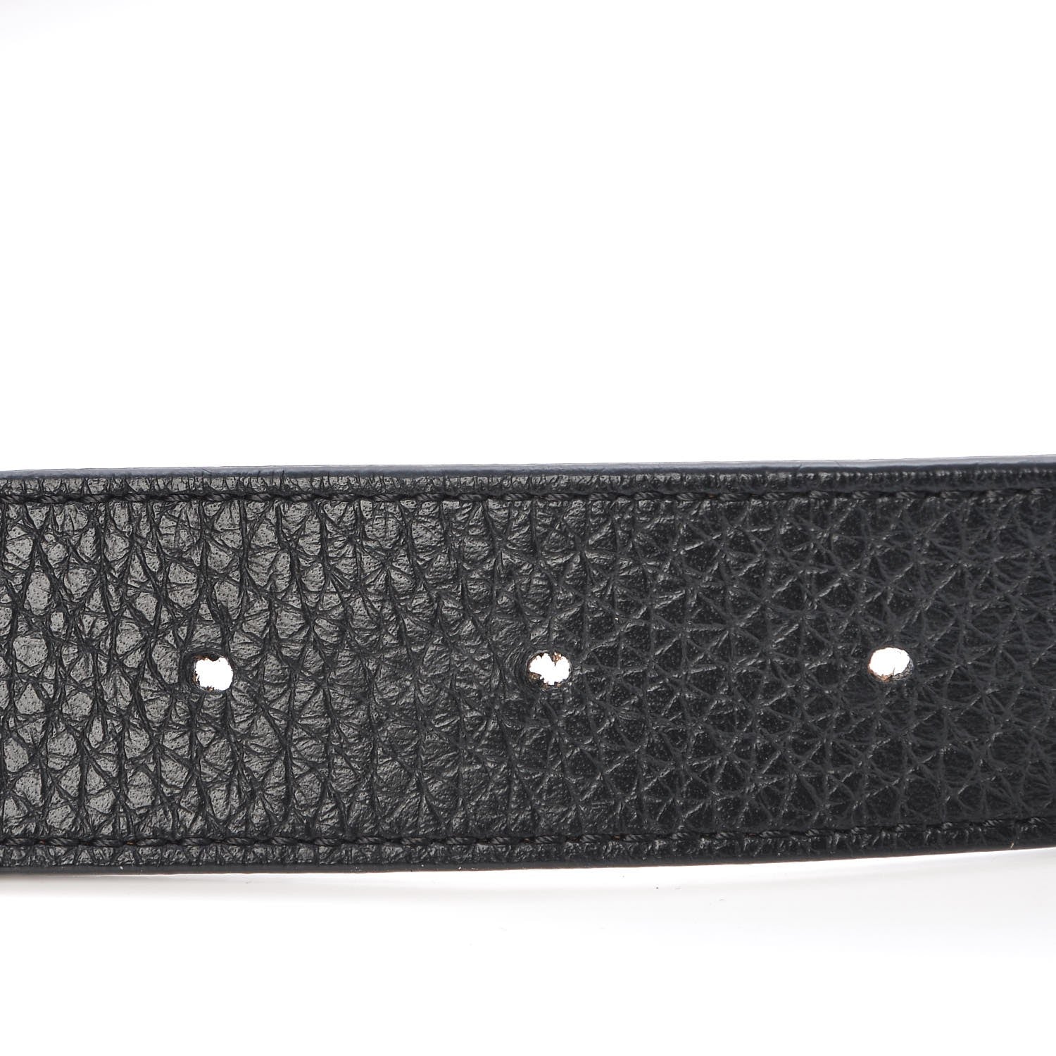 Louis Vuitton Taurillon Calfskin 30mm LV Initiales Reversible Belt 90 36 Black 6 of 7