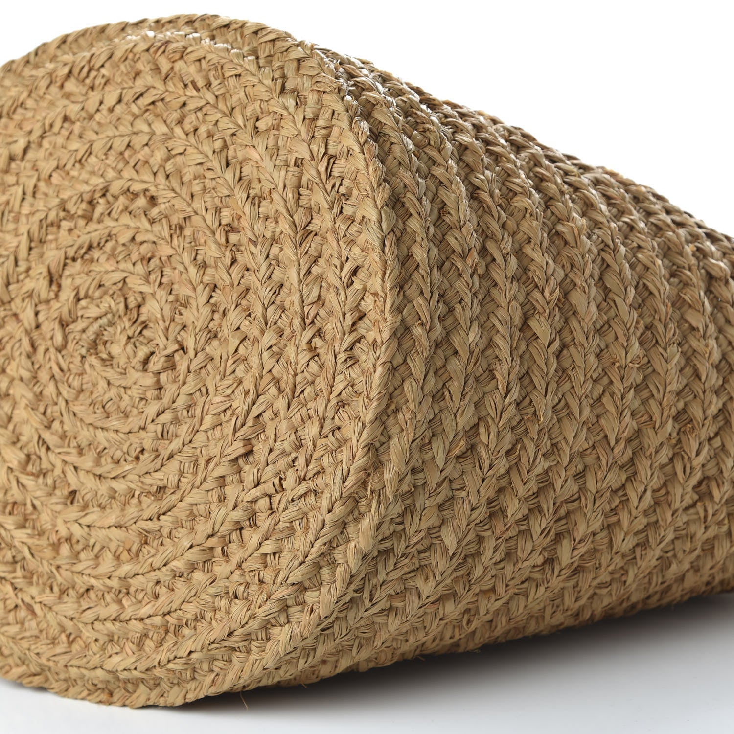 Saint Laurent Raffia Calfskin Medium Panier Tote 7 of 9