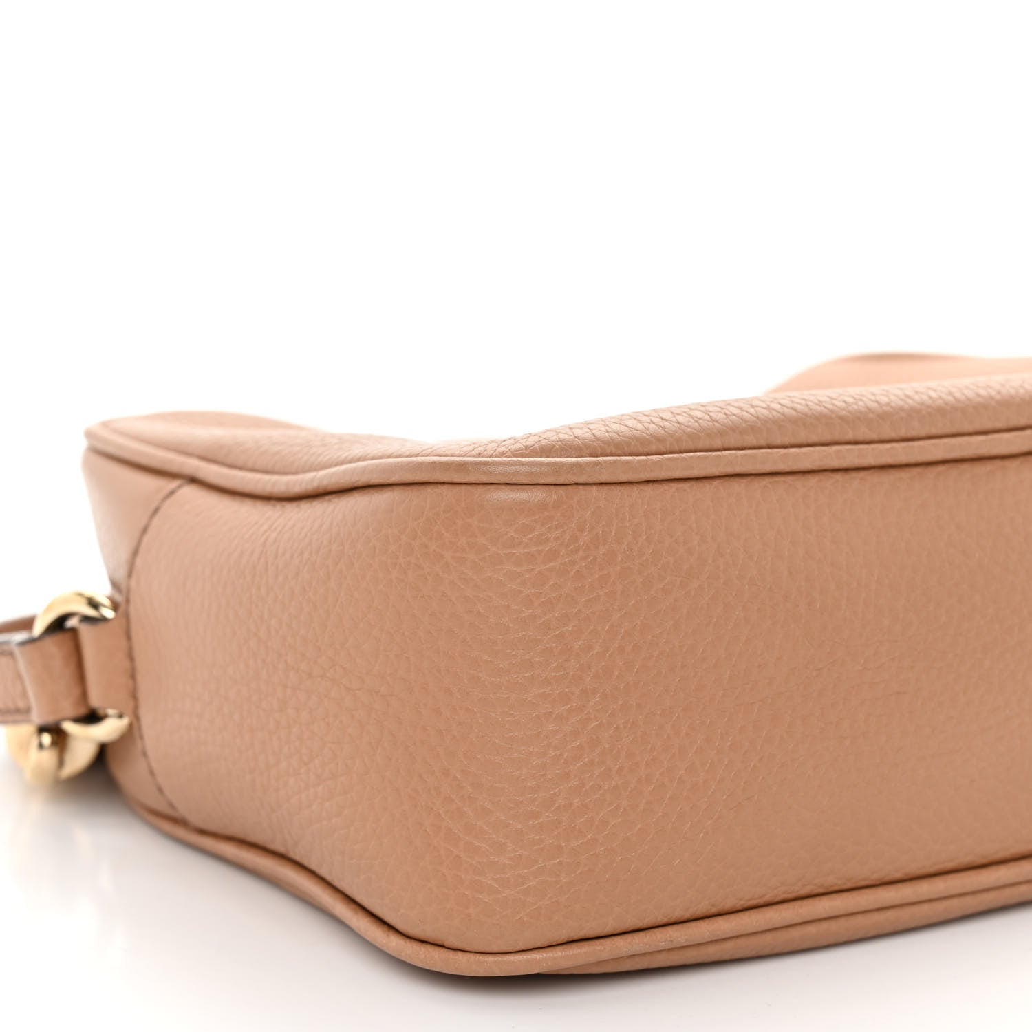Gucci Pebbled Calfskin Small Soho Disco Bag Camelia 9 of 12