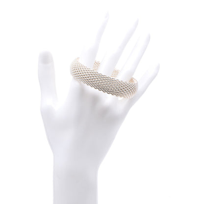 Tiffany Sterling Silver Somerset Mesh Bracelet 2 of 4