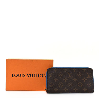 Louis Vuitton Monogram Zippy Wallet Blue Jean 9 of 9