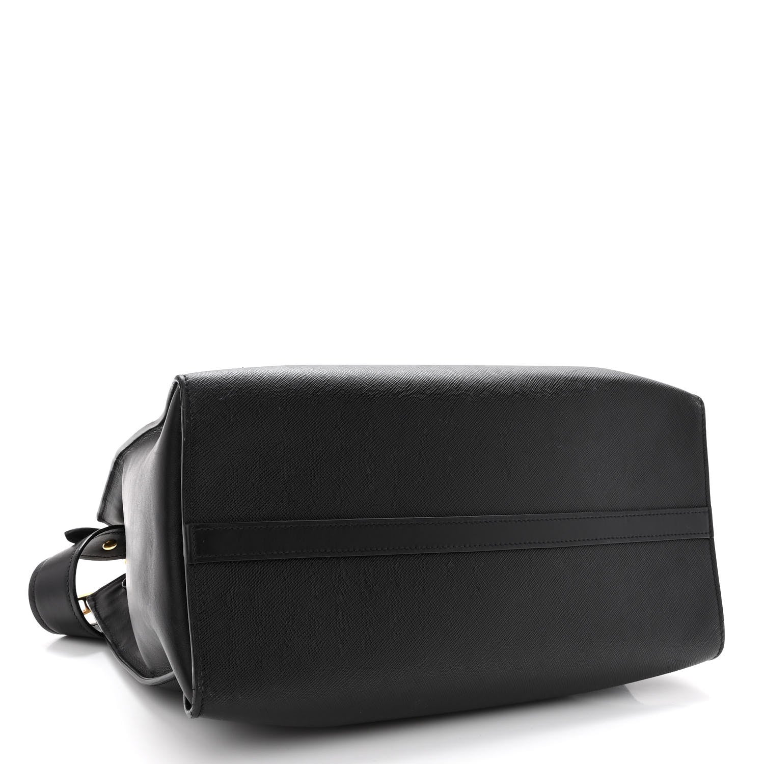 Prada Saffiano City Calfskin Small Paradigme Bag Black 4 of 12