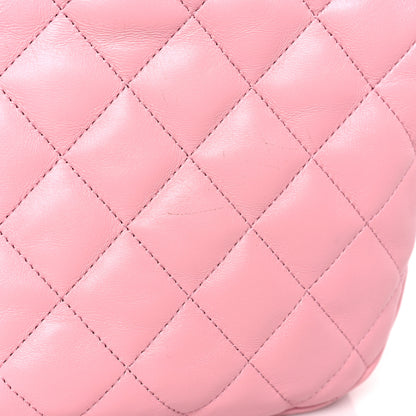 Chanel Lambskin Quilted Large CC Links Hobo Pink 10 of 12