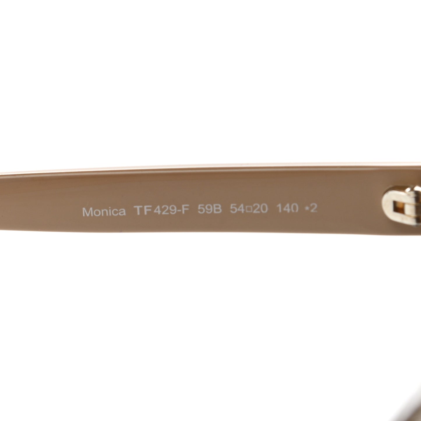 Monica Round Sunglasses TF429 Gold
