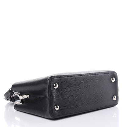 Louis Vuitton Taurillon Capucines PM Black 4 of 9