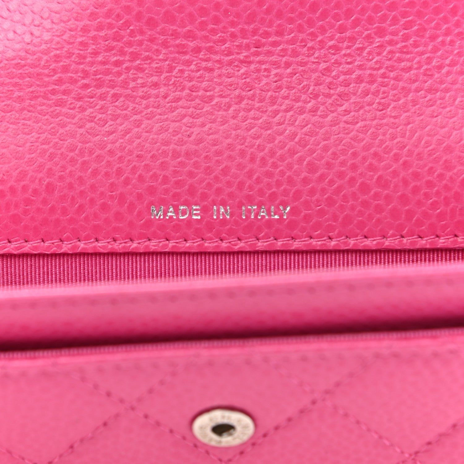Chanel Caviar Quilted Flap Card Holder Pink 7 of 8