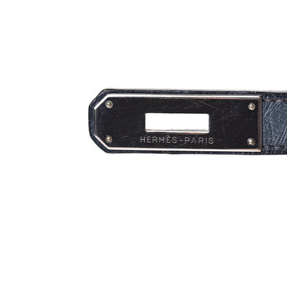 Hermes Ostrich Kelly Sellier 28 Bleu Roi 29 of 49
