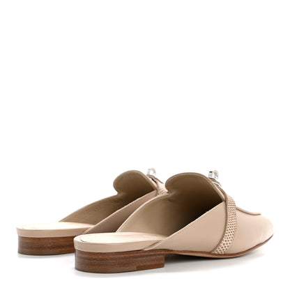 Hermes Shiny Lizard Calfskin Oz Mules 36 Beige Sarrazin 5 of 10