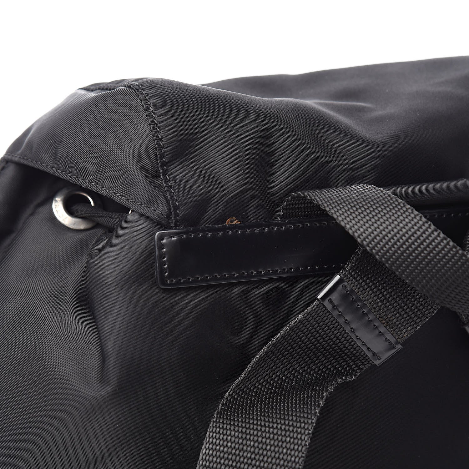 Prada Nylon Vela Medium Backpack Black 9 of 10