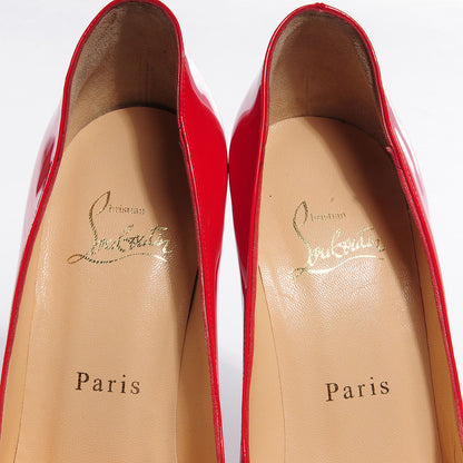 Christian Louboutin Patent Pigalle Plato 140 Pumps 36.5 Corazon 6 of 7