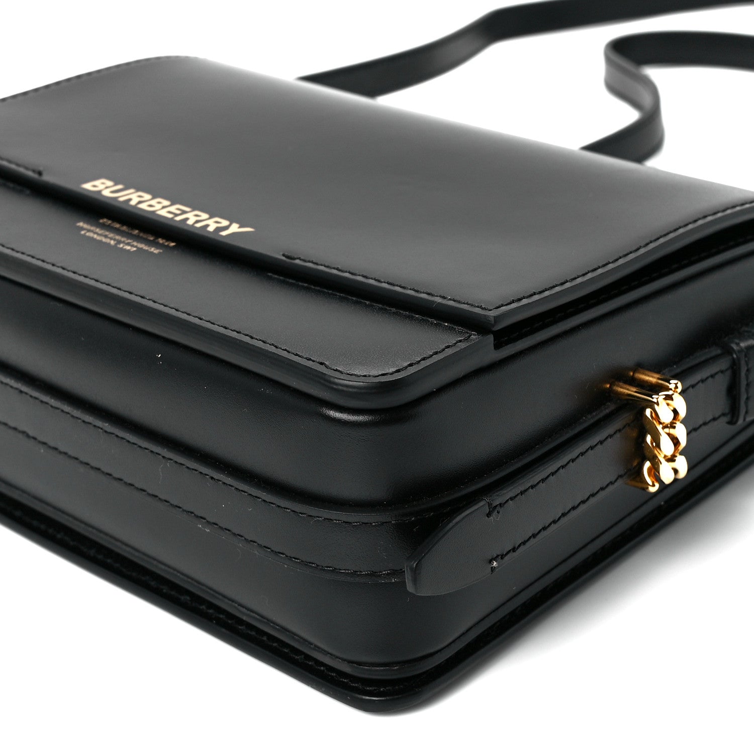 Burberry Smooth Calfskin Small Grace Bag Black 10 of 10