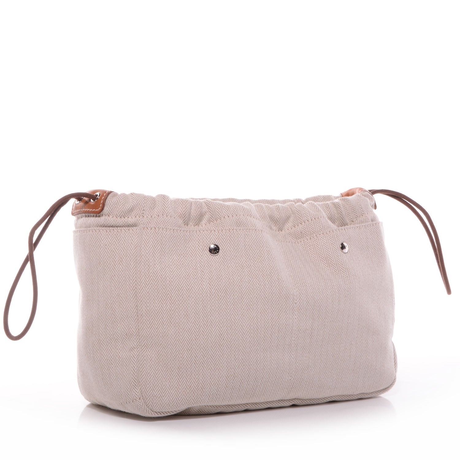 Hermes Canvas Barenia Fourbi 30 GM Pouch Naturel Fauve 3 of 8