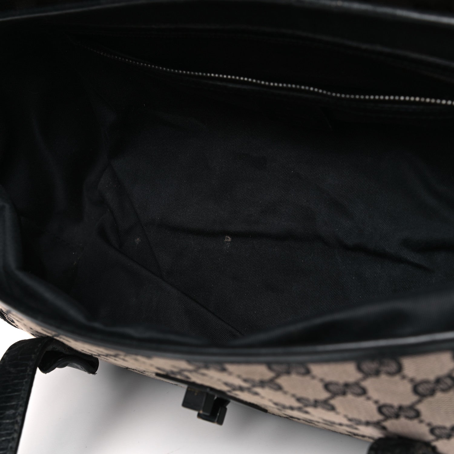Gucci Monogram Bamboo Bullet Handbag Black 5 of 16