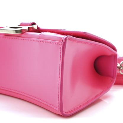 Balenciaga Shiny Box Calfskin Hourglass Top Handle Bag XS Hot Pink 11 of 11