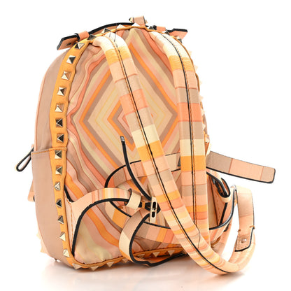 Valentino Garavani Vitello Native Couture 1975 Mini Rockstud Backpack Multicolor 3 of 14