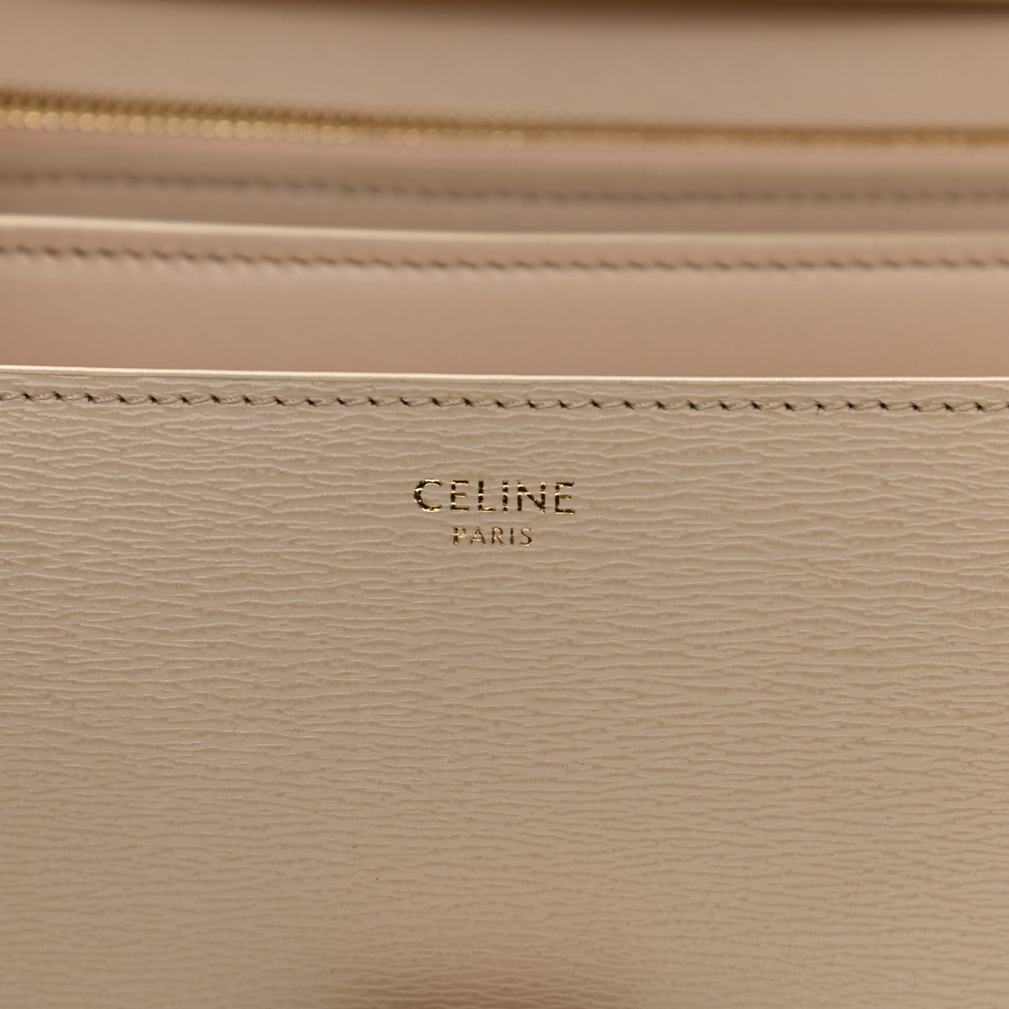 Liege Calfskin Medium Classic Box Flap Bag Powder