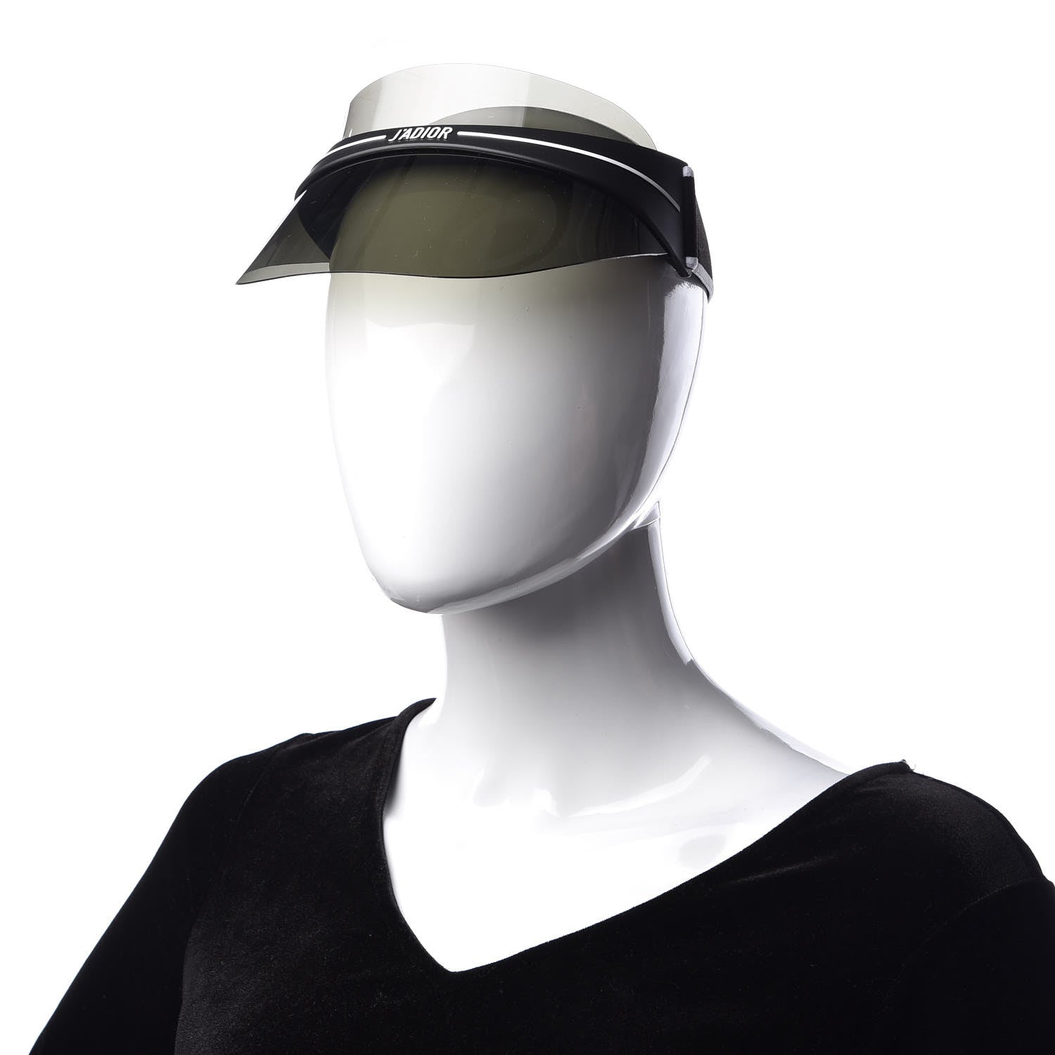 Christian Dior Mirrored DiorClub1 Sun Visor Black 2 of 9